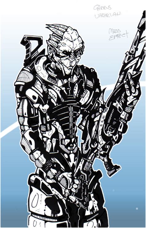 Mass Effect Garrus Vakarian By Thepencil On Deviantart