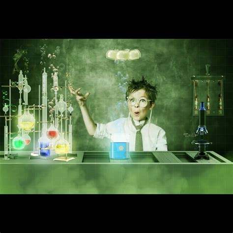 Mad Science Lab Background