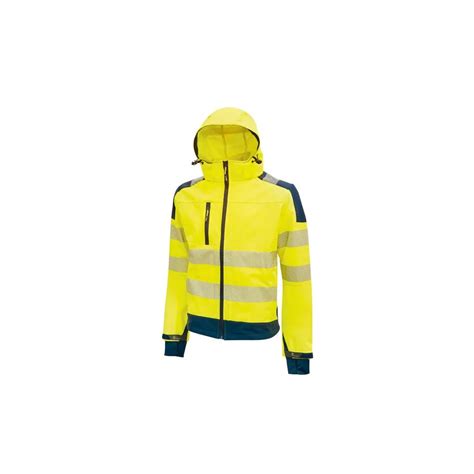 Giacca Alta Visibilit Softshell Miky Taglia L Giallo Fluo U Powe