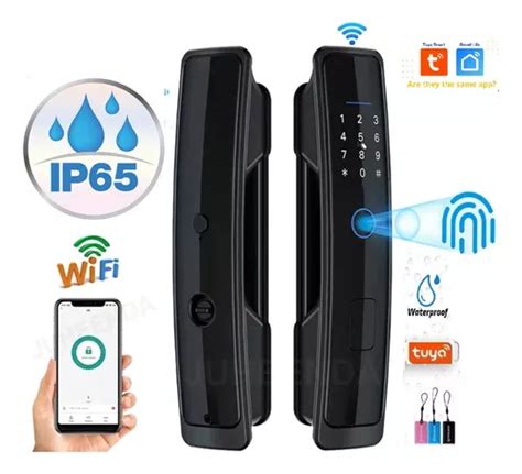 Fechadura Prova D Agua Inteligente Biometria Wifi Tuya Luxo Frete grátis