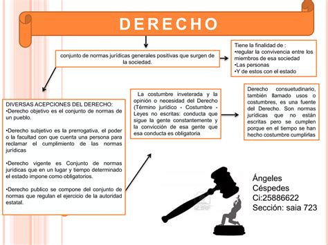 El Derecho Y Sus Acepciones Ppt