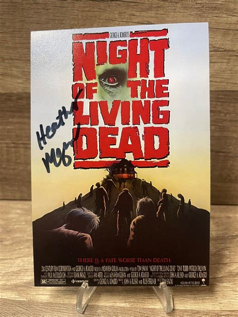 Heather Mazur Night of the Living Dead Hand Signed 4x6 Photo TC46-5035