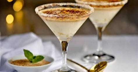 Crème Brûlée Martini Recipe: from Dessert to Drink - Happy Baking Days