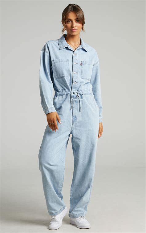 Levis Roomy Jumpsuit In My Feels Showpo