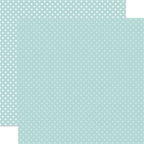 Dots And Stripes Mint Dots 12x12 Patterned Paper Echo Park Paper Co