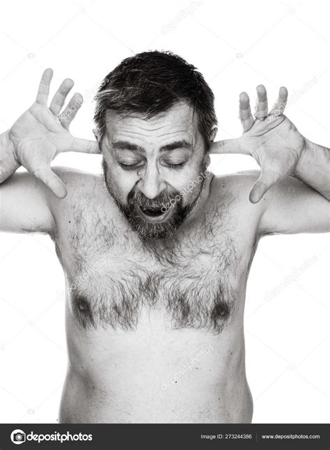 Portrait Of A Man With A Naked Torso Stock Photo By Palinchak 273244386