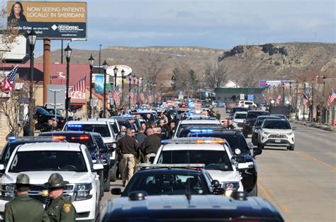 Memorial Services For Sheridan Police Sgt Nevada Krinkee Photo