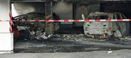 Brand In Parkhaus Sieben Autos Kaputt D01news