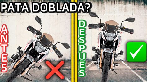 Pata De Moto Doblada SOLUCIONADO Mira Como Arreglarlo Fácilmente