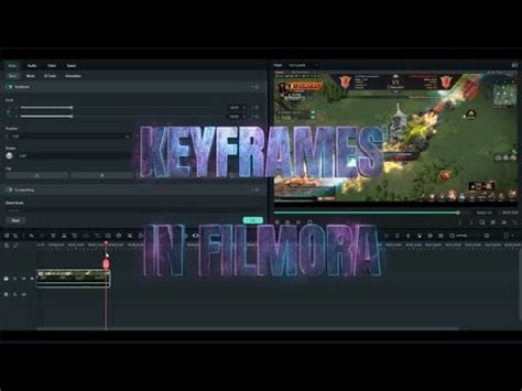 How To Use Keyframes In Filmora Youtube