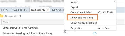 Delete Or Restore A Deleted Document Or Email Smokeball Support Hub