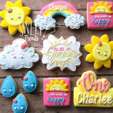 Catching Up Sunshine Cookies Sunshine Birthday Cakes Sunshine