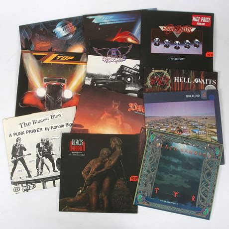 VINYLSKIVOR 11 st bl a Black Sabbath Pink Floyd Sex Pistols 1970 80 tal Övrigt Övrigt