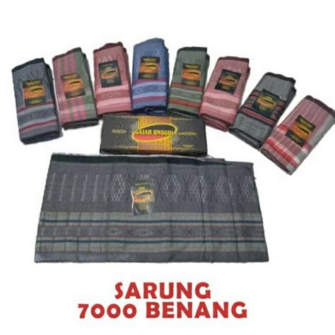 Jual Sarung Tenun Dewasa Gajah Unggul Super Murah Dan Berkualitas