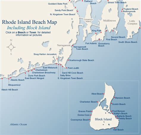 Map Of Rhode Island Beaches | Super Sports Cars