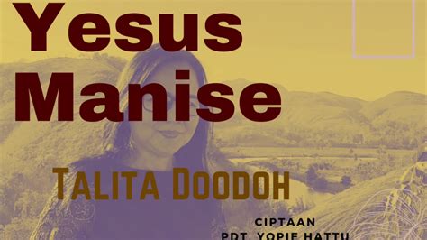 Yesus Manise Talita Doodoh Akkoorden Chordify