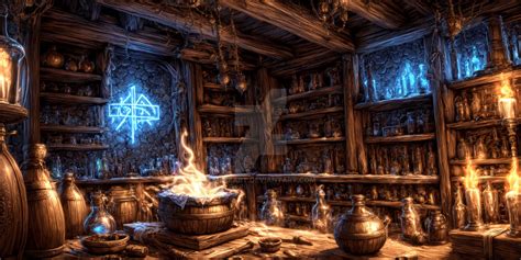 Cover Image - Alchemist's Workshop by MiikeArt on DeviantArt