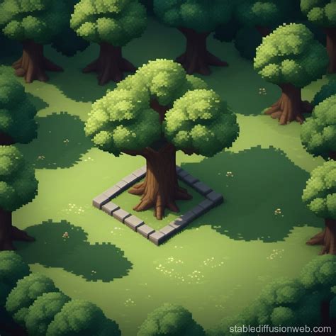 Pixelated Top Down 2d Rpg Tree Stable Diffusion Online