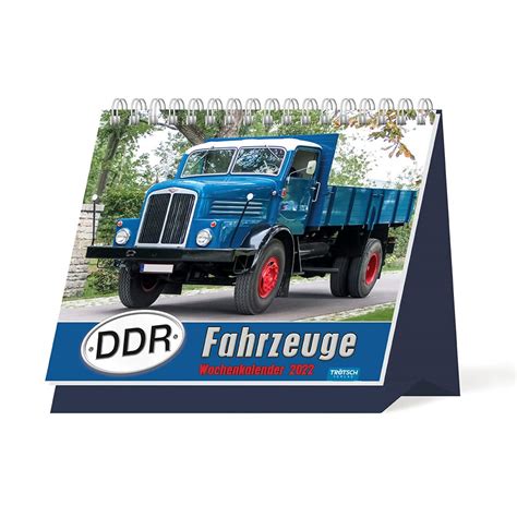 Tr Tsch Wochenkalender Ddr Fahrzeuge Kalender Aufstellkalender