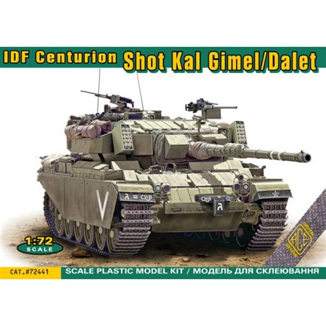 ACE 72441 - 1/72 IDF Centurion Shot Kal Gimel/Dalet - Israel Army Tank ...