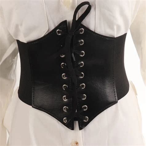 Black Body Shapewear Women Gothic Clothing Underbust Waist Cincher