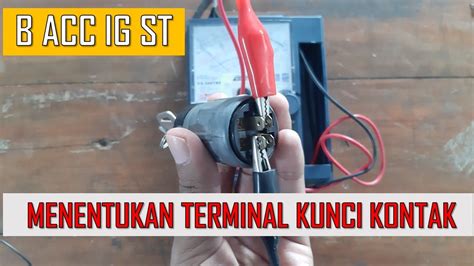 Tutorial Cara Menentukan Terminal Kunci Kontak YouTube