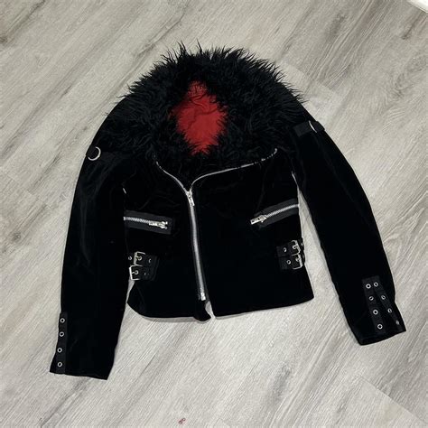 Tripp NYC jacket with fur, in good condition... - Depop