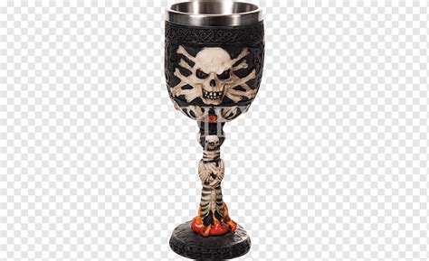 Copa de vino calavera cáliz esqueleto vajilla calavera vaso Copa de