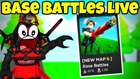 PLAYING ROBLOX BASE BATTLES LIVE WITH VIEWERS YouTube