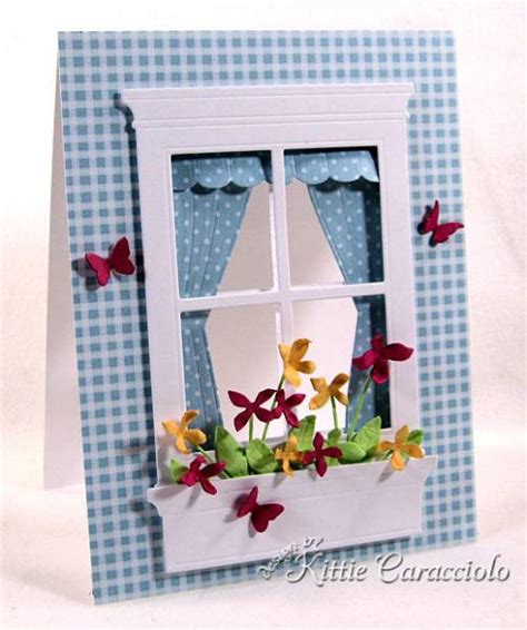 Spring Window And Flower Box By Kittie747 At Splitcoaststampers