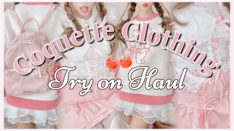 Kawaii Coquette Clothing Fashion Try On Haul 🎀 Pastel Loves Store