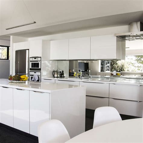 Silver Mirror Glass Splashback Archipro Nz