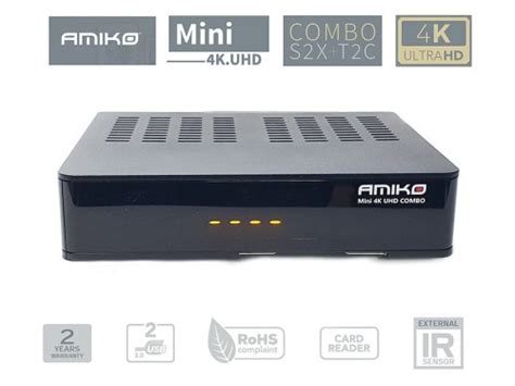 Amiko Mini 4k Combo Dvb S2t2c H265