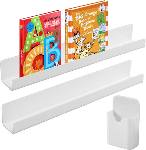 Amazon 2 Pcs Magnetic Book Shelf For Whiteboard Reusable Acrylic