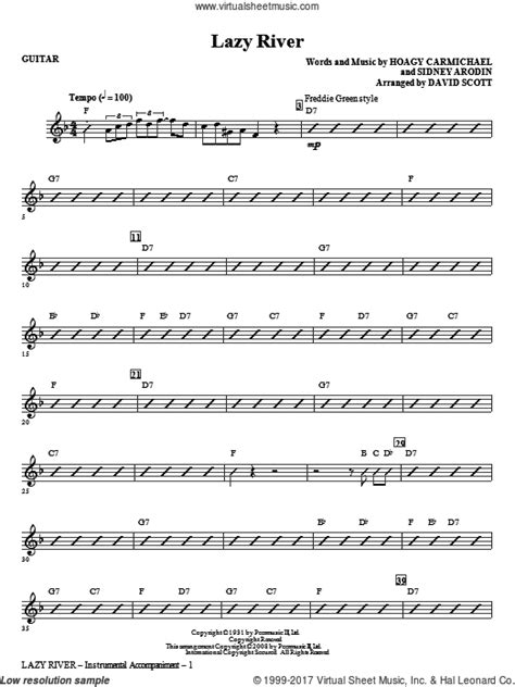 Carmichael Lazy River Sheet Music For Orchestra