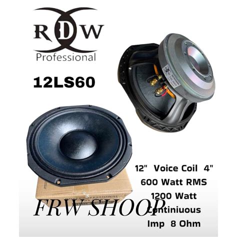 Jual SPEAKER COMPONENT RDW 12LS60 12 LS60 12 LS 60 BY RDW