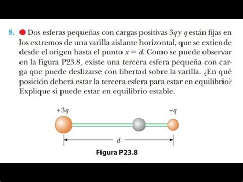 Ley De Coulomb Ejercicio Carga En Equilibrio Entro Otras Dos