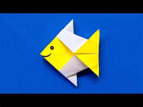 Cara Membuat Ikan Dari Kertas Origami Ikan Paper Fish Tutorial