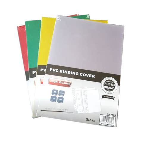 Clear Plastic Binding Covers ONE PLASTIC