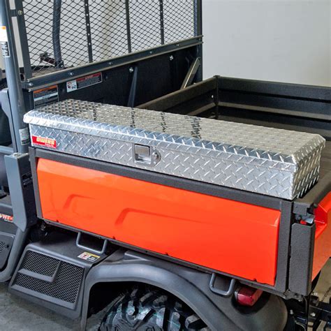 Diamond Plate Side Mount Tool Box For The Kubota RTV X Series Aluminum