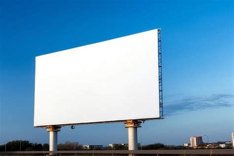 Premium Ai Image A Large White Billboard With The Word