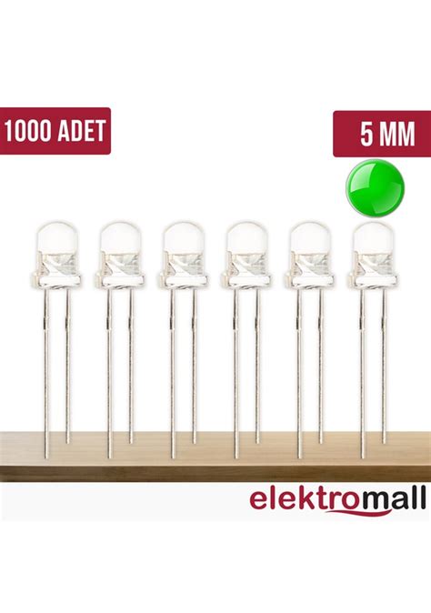 5mm Şeffaf Led 1000 Adet Mavi Fiyatları Ve Özellikleri