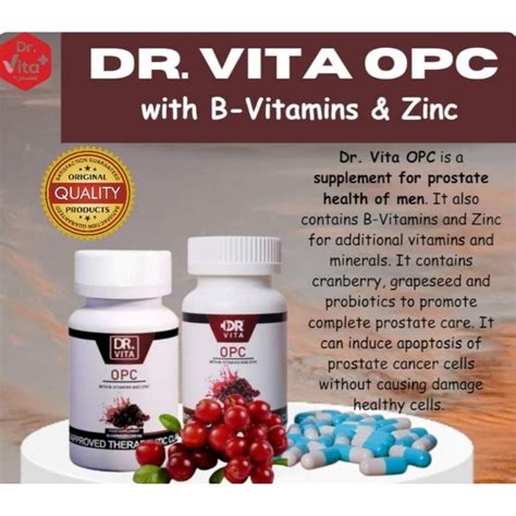 TWIN PACK DR VITA OPC WITH VITAMIN B AND ZINC ORIGINAL 100 Shopee