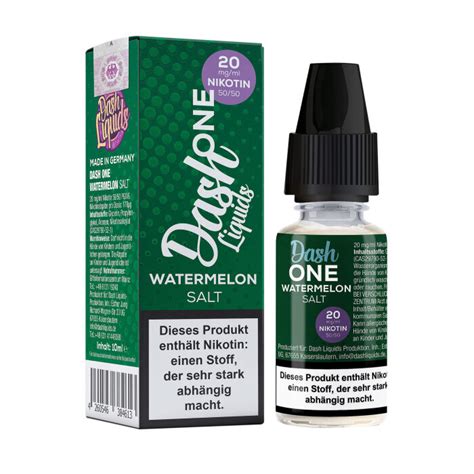 Dash Liquids One Watermelon Nikotinsalz Liquid Ml Dampfshop U