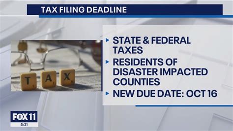 Tax Filing Deadline Extended Youtube