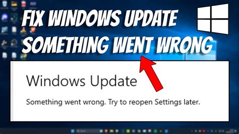 How To Fix Something Went Wrong Try To Reopen Settings Later Windows Update Youtube