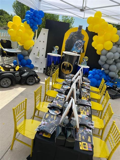 Pin on Jeremiah bday party | Batman birthday, Batman birthday party ...