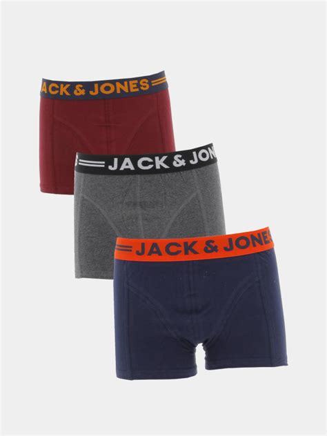 Pack De Boxers Multicolore Gar On Jack Jones Wimod