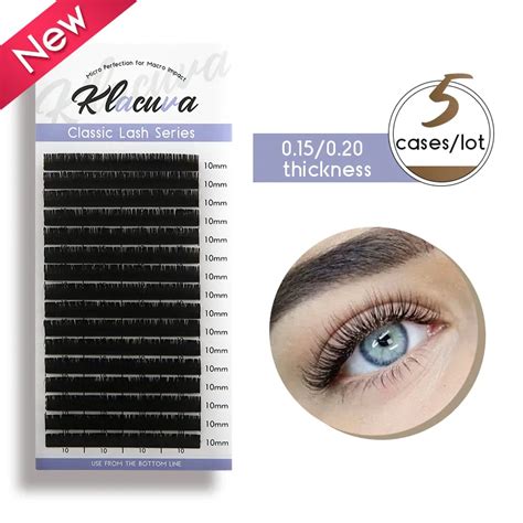 Klacuva Extensiones De Pesta As Cajas Filas Vis N Falso