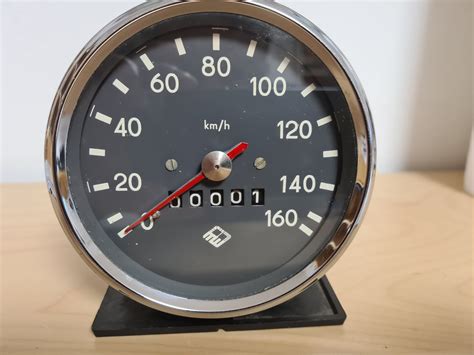 Tachometer 160 Km H Mit Chromring Multicar Zweitaktteile Zimmermann